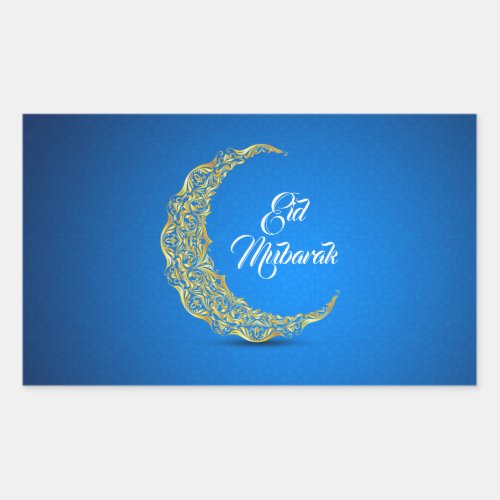 Eid Mubarak  Ramadan Rectangular Sticker
