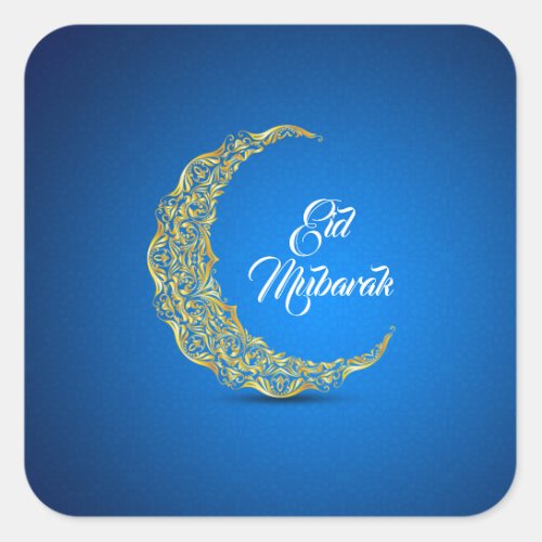 Eid Mubarak  Ramadan Square Sticker