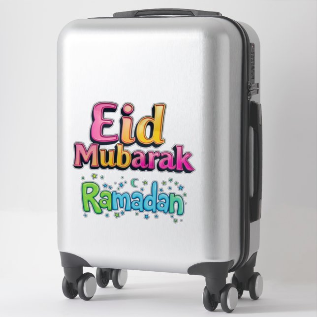 EID Mubarak + Ramadan Sticker (Suitcase)