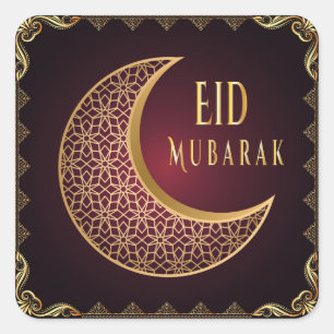 Eid Mubarak Square Sticker