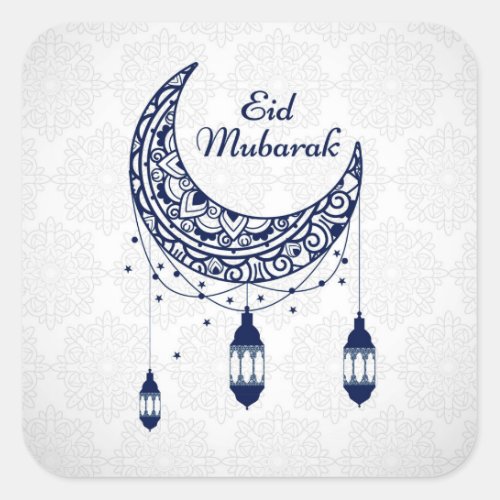 Eid Mubarak Square Sticker