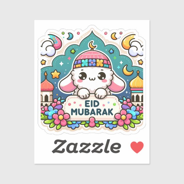 Eid Mubarak Sticker (Sheet)