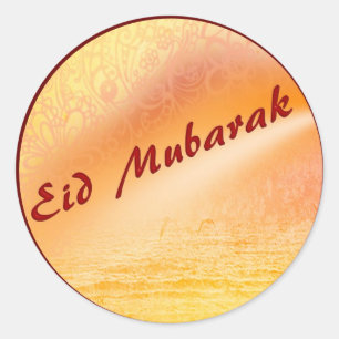 Eid Mubarak Sunset Inspired Stickers
