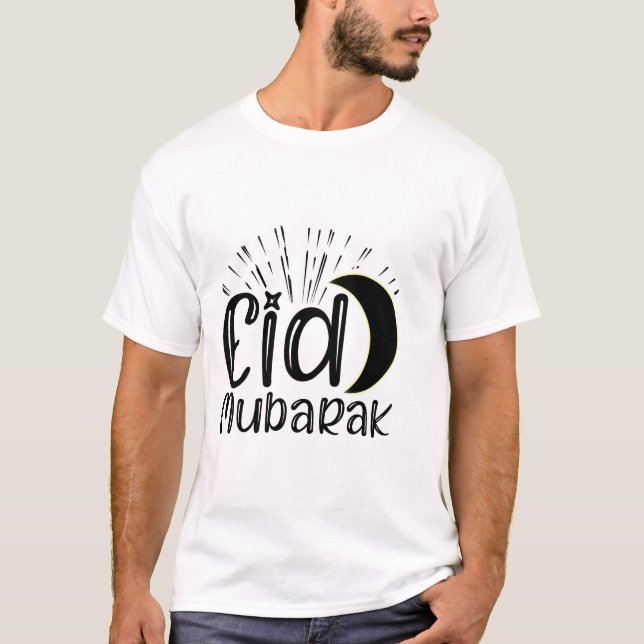  Eid Mubarak  T-Shirt (Front)