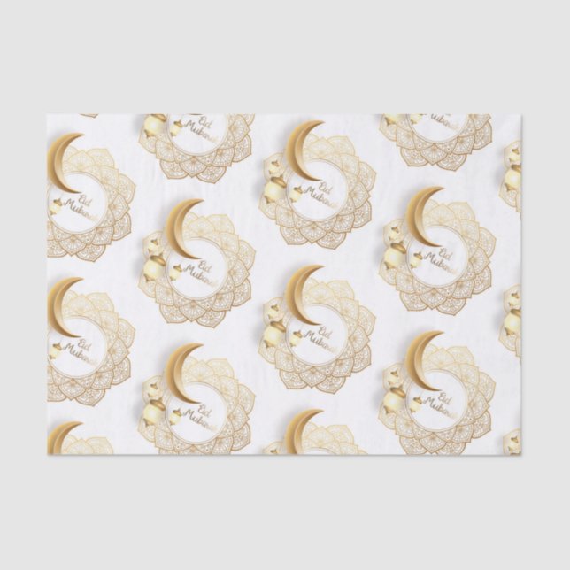 Eid mubarak  tissue paper (Front)