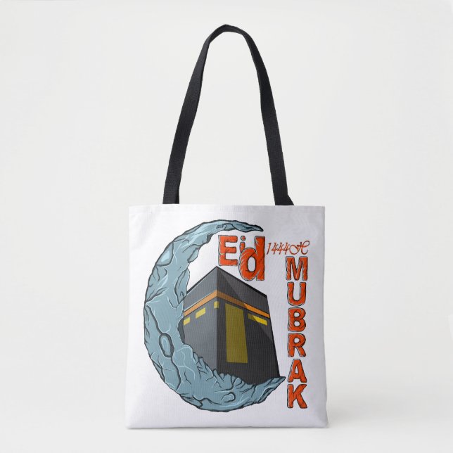 Eid mubarak tote bag (Front)