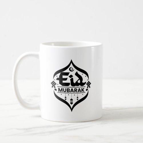 Eid Mubarak Typography Mug