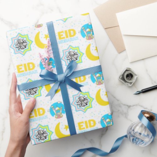 eid mubarak wrapping paper