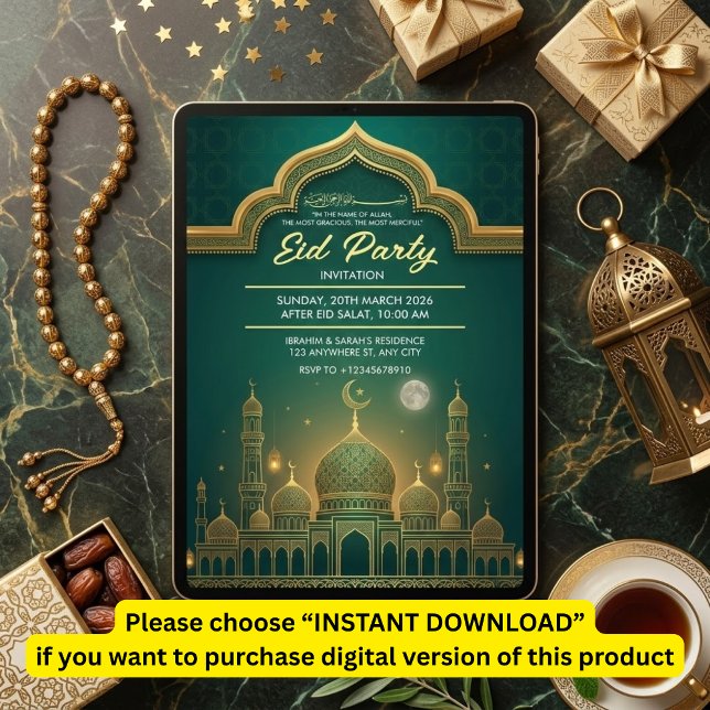 Eid Party Invitation (Creator Uploaded)