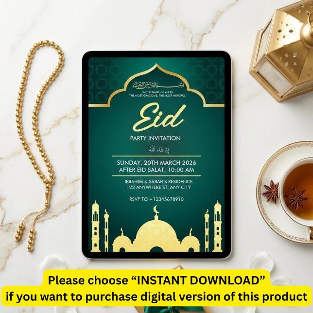 Eid Party Invitation (Creator Uploaded)