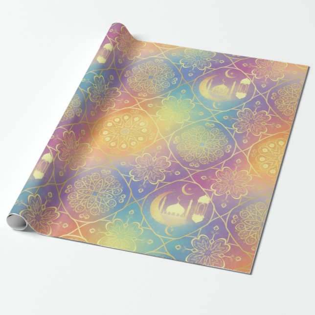 Eid/Ramadan Wrapping Paper (Unrolled)