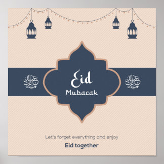 Eid theme Social post card Poster