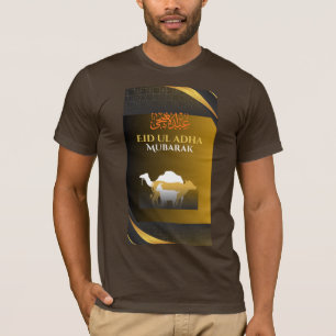 Eid ul Adha Mubarak Premium Islamic Festival Gold  T-Shirt