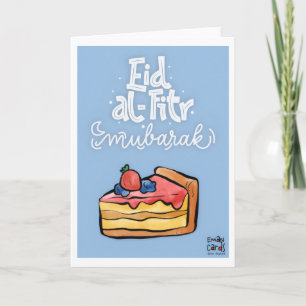 Eid ul Fitr Mubarak - Dessert Card
