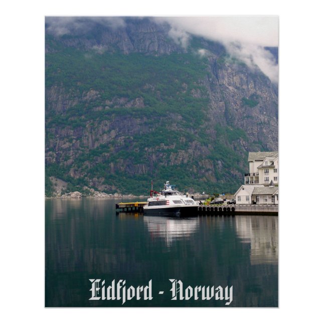Eidfjord - Norway 20" x 25" Perfect Poster (Front)