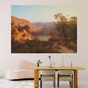 Eifel Landscape (1843) – Heinrich Funk Poster
