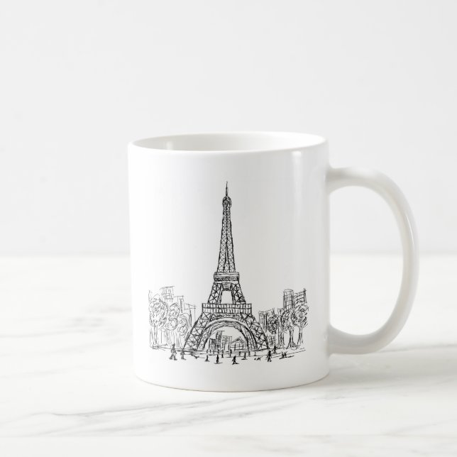 Eifel Tower Paris Coffee Mug (Right)