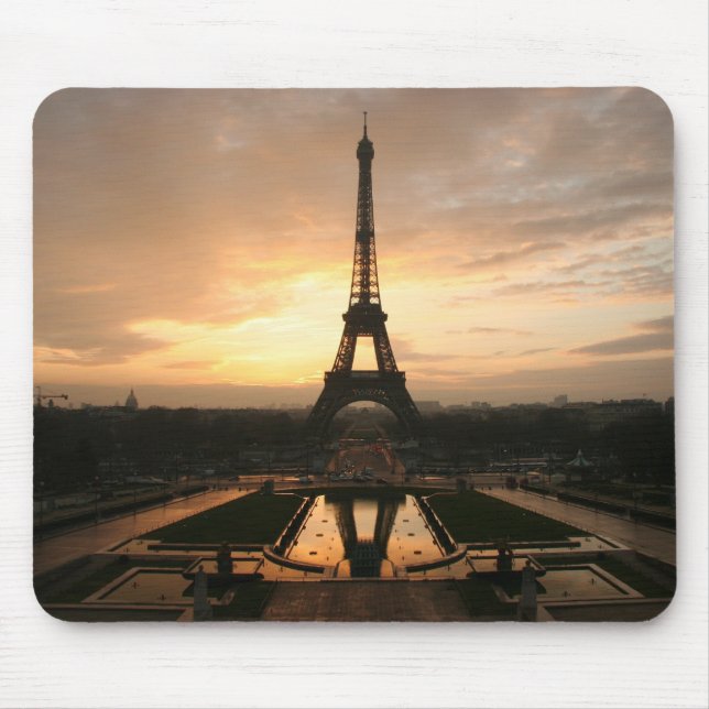 eiffel dawn mouse pad (Front)