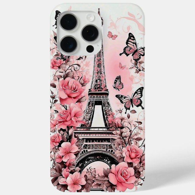 Eiffel Elegance Case-Mate iPhone Case (Back)