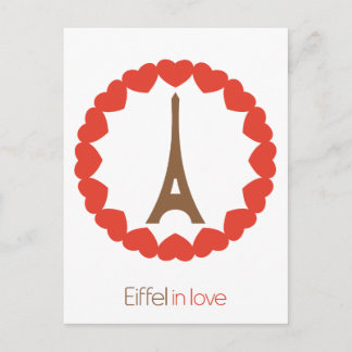 Eiffel in love... postcard