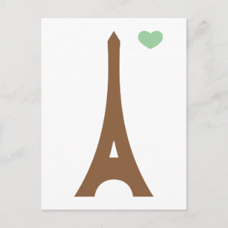 Eiffel in love... postcard
