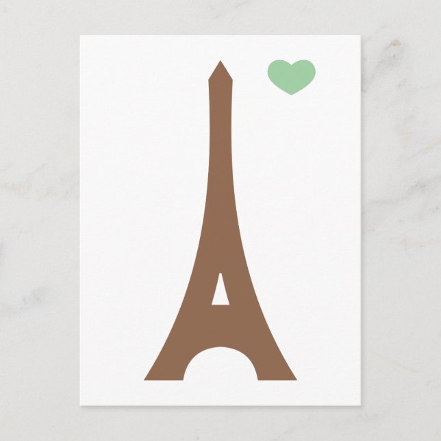 Eiffel in love... postcard (Front)