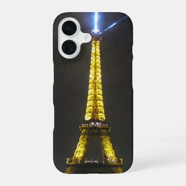 eiffel night iphone case (Back)