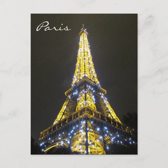 eiffel sparkles postcard (Front)