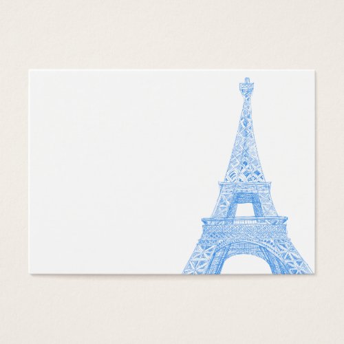 Eiffel tower business card
