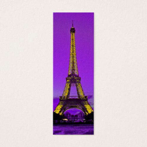 Eiffel tower business card templates