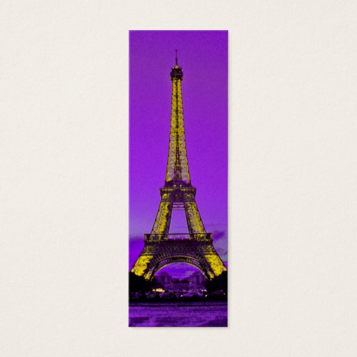 Customizable Eiffel tower business card templates