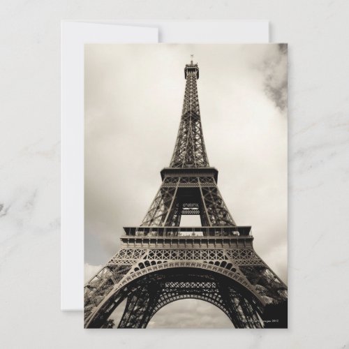Eiffel Tower 8 Card