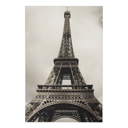 Eiffel Tower 9 Faux Canvas Print