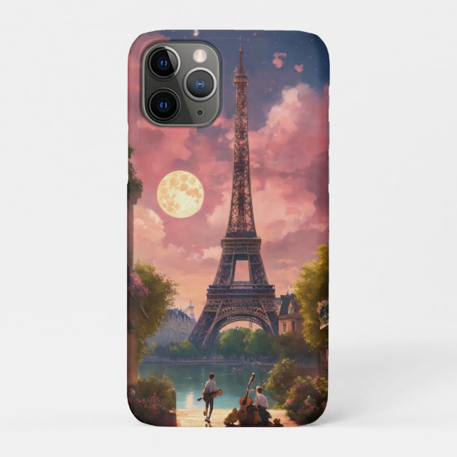 Eiffel Tower: A Touch of Paris in Your Hands Case-Mate iPhone Case (Back)