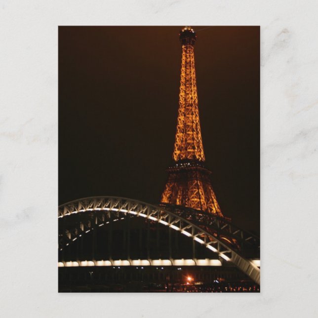 Eiffel Tower Across The Seine Postcard (Front)