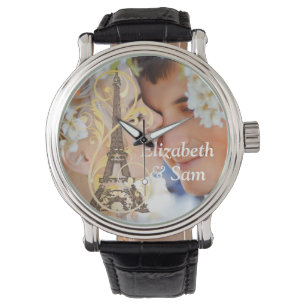 Eiffel Tower and Scrolls Watch