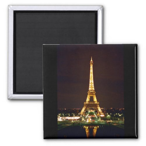 Eiffel Tower at Night _ Color Magnet