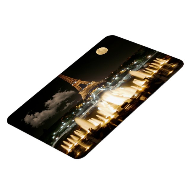 Eiffel Tower at Night Magnet (Left Side)
