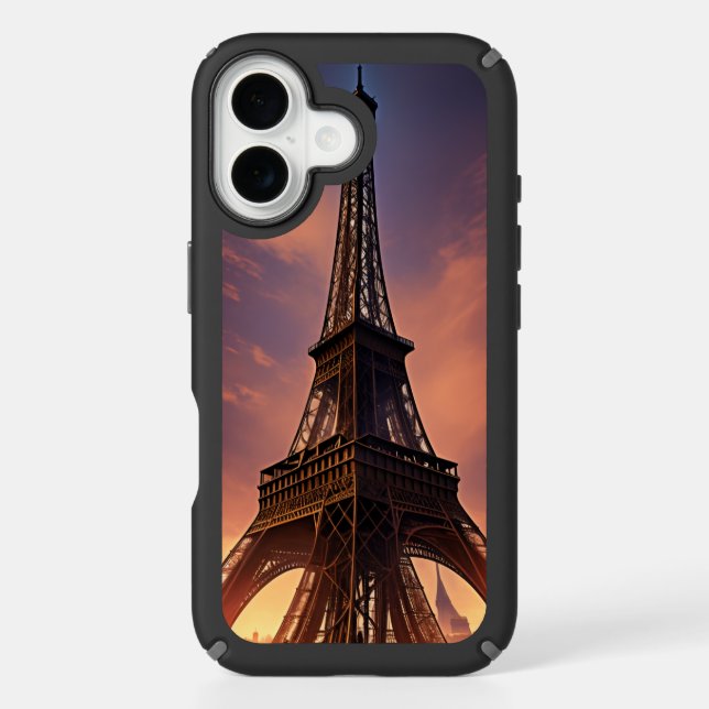 Eiffel Tower at night Speck iPhone Case (Front)