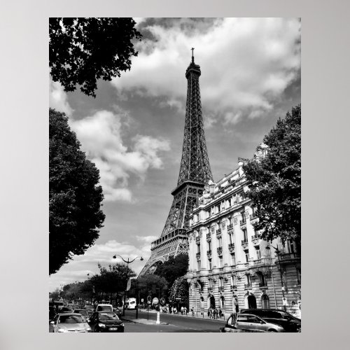 EIFFEL TOWER AT PARIS FRANCE POSTER