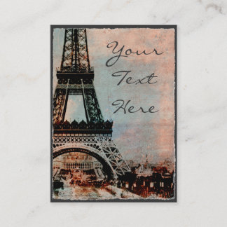 Eiffel Tower at Sunrise Vintage Style Business Card