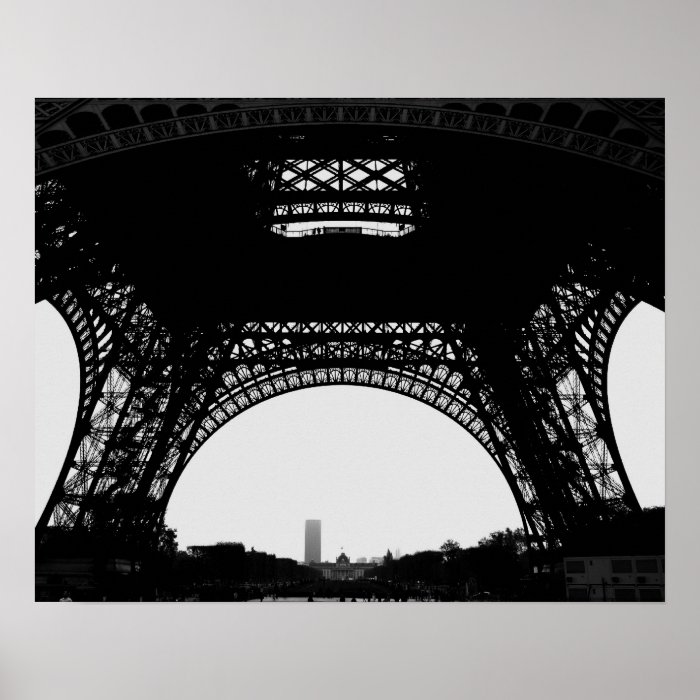 Eiffel tower “base” poster