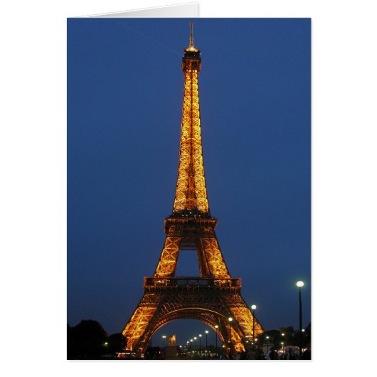 Eiffel Tower Beauty Cards (Front)