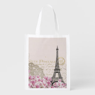 Eiffel Tower Best Wedding Destination Paris Europe Grocery Bag