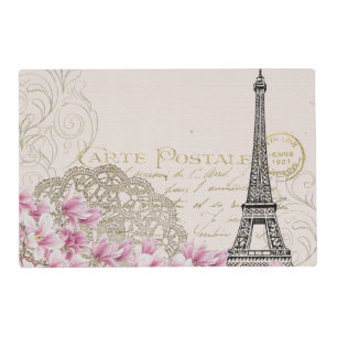 Eiffel Tower Best Wedding Destination Paris Europe Placemat