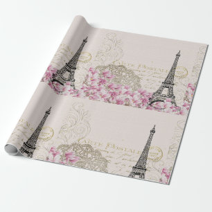 Eiffel Tower Best Wedding Destination Paris Europe Wrapping Paper
