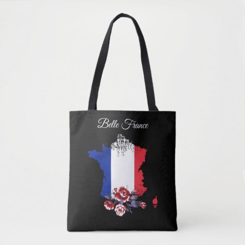  Eiffel Tower Black Outline White Paris Tote Bag