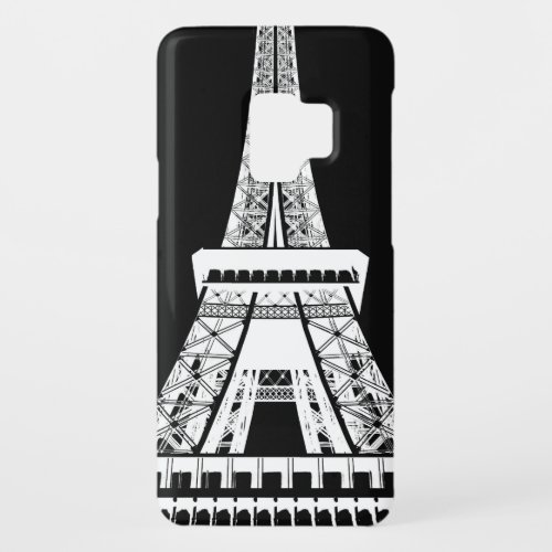Eiffel Tower Black White Image Case_Mate Samsung Galaxy S9 Case
