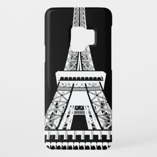 Eiffel Tower Black White Image Case_Mate Samsung Galaxy S9 Case