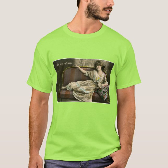 Eiffel Tower Bridge, Paris France T-Shirt (Front)